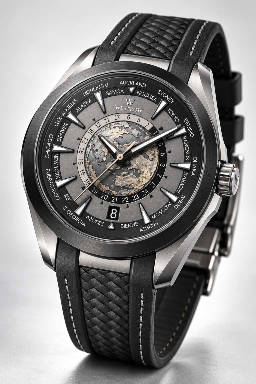 Meridian 150M Automatic with Luminous Silver Hands