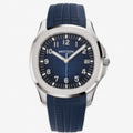 Men's Automatic Watch with Rounded Case and Molded Strap
