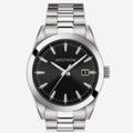Men's Automatic Watch 40mm with Thin Bezel and Steel Band